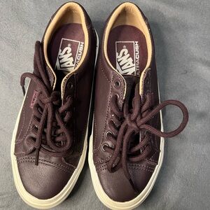 Vans purple leather